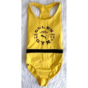 PUMA x GOLD'S GYM Women's Bodysuit NEW